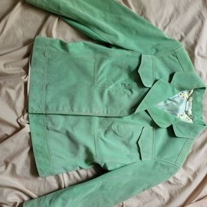 EUC Tahari Jacket 100% suede leather